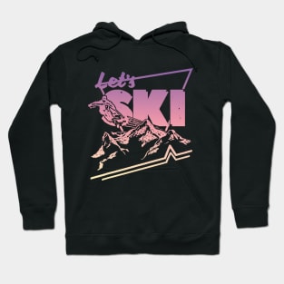 Retro Ski  - Vintage 80s 90s Ski Hoodie